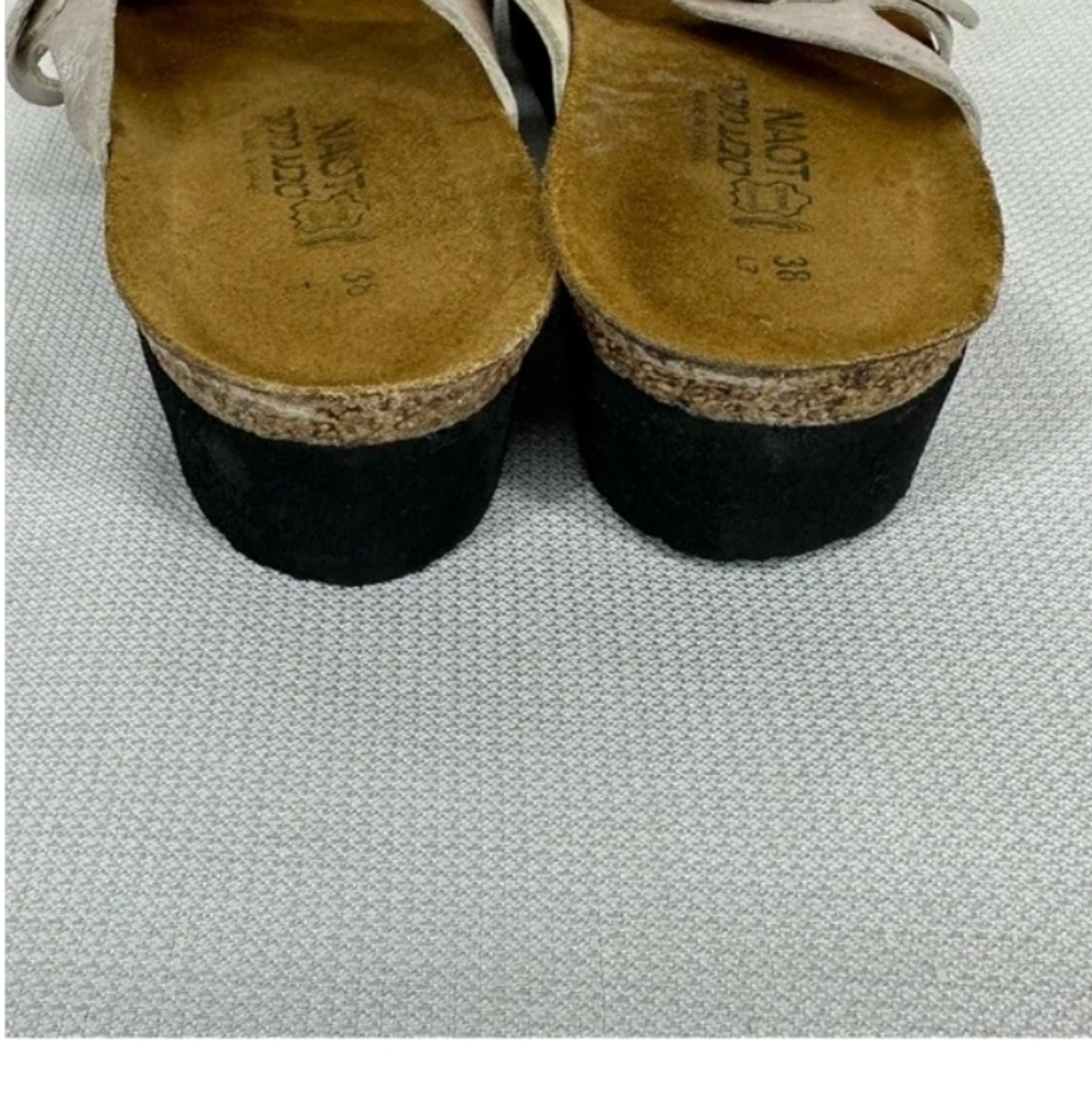 Naot Kate Leather Slip on Sandals Size 7 - Picture 7 of 7
